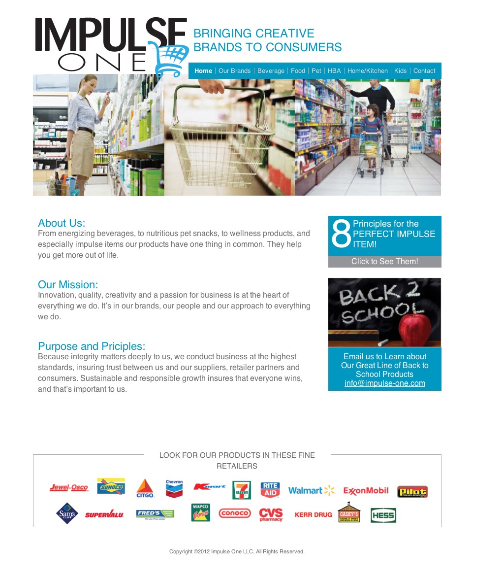 Impulse One Site Update