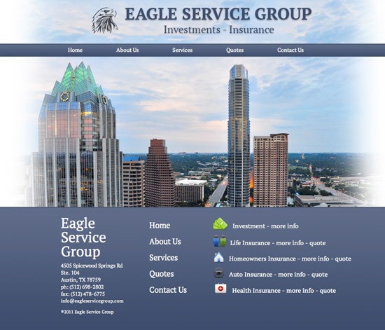 Eagle Service Group Site Build