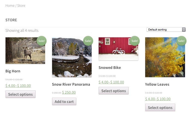 Opening up the store